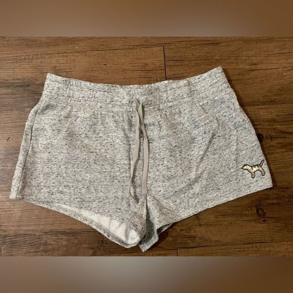 NEW PINK VS RETRO BLING GRAY SHORTS LARGE - Picture 5 of 8